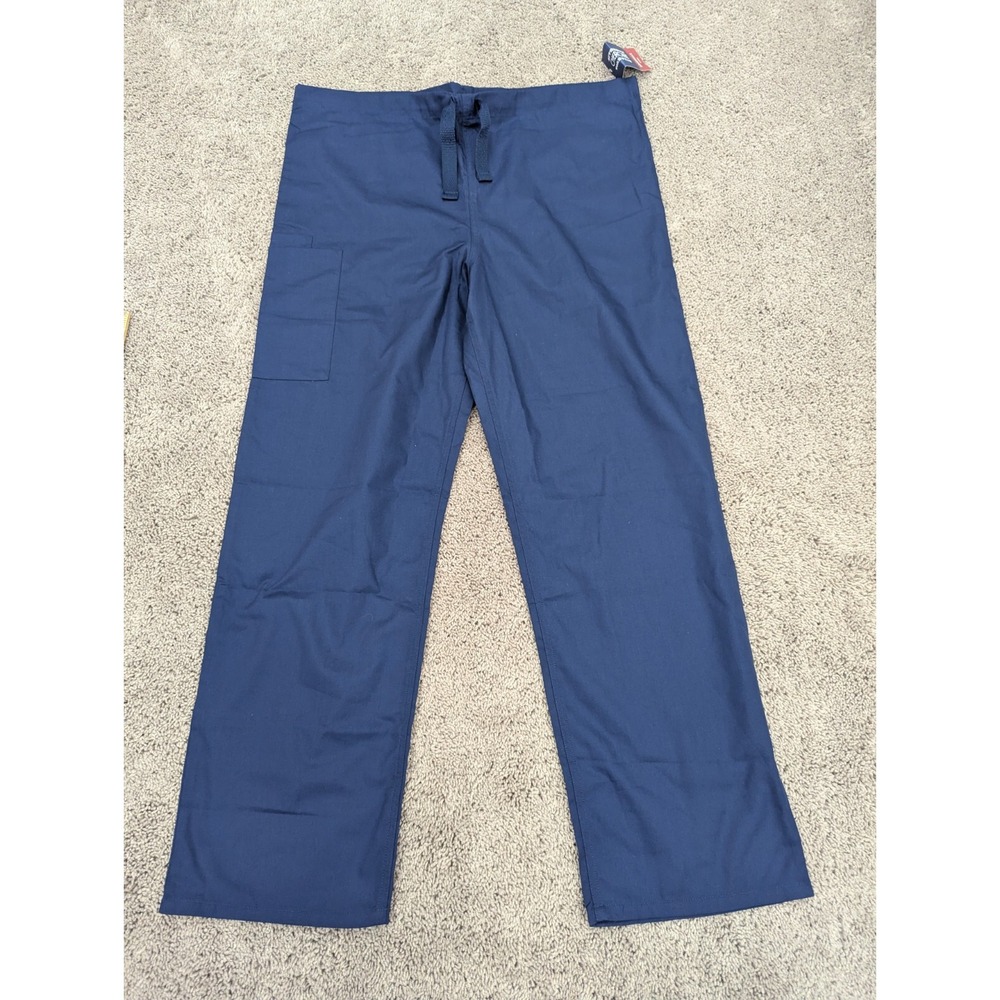 Cherokee Workwear Pants‎ Mens Medium Drawstring Pull On Blue